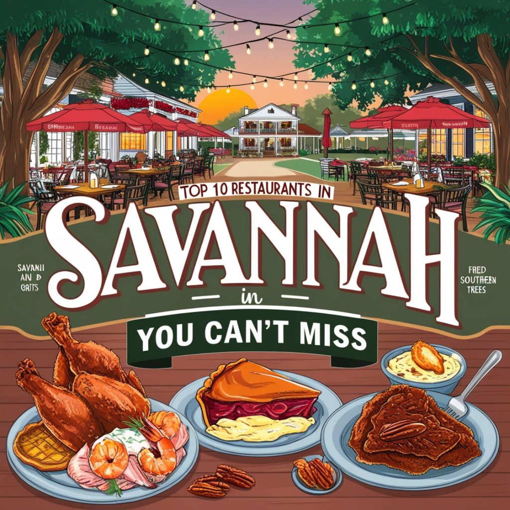 Top 10 resturant in savannah